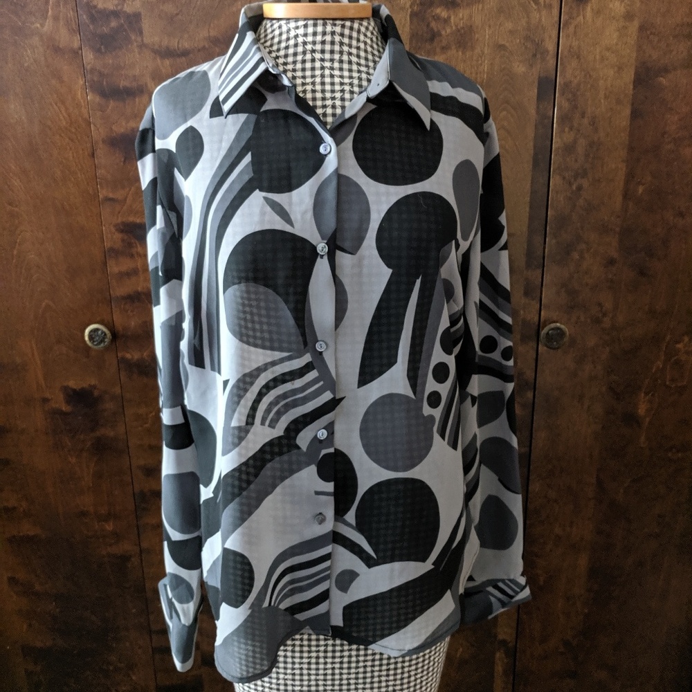 The Limited Button Down Top